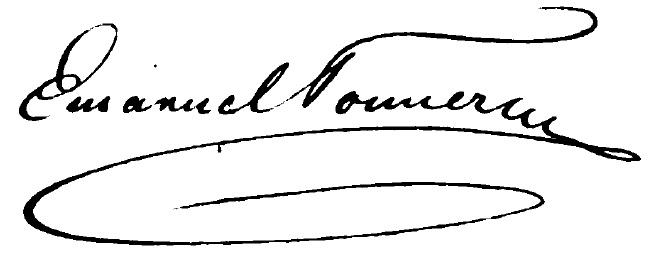 Vlastnoruční podpis Emanuela Tonnera